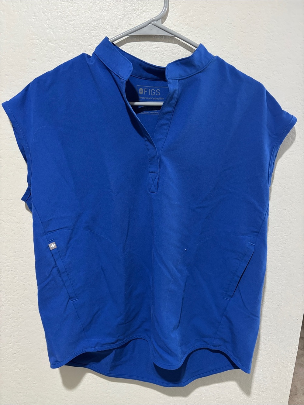 Figs Cobalt Blue Rafaela top